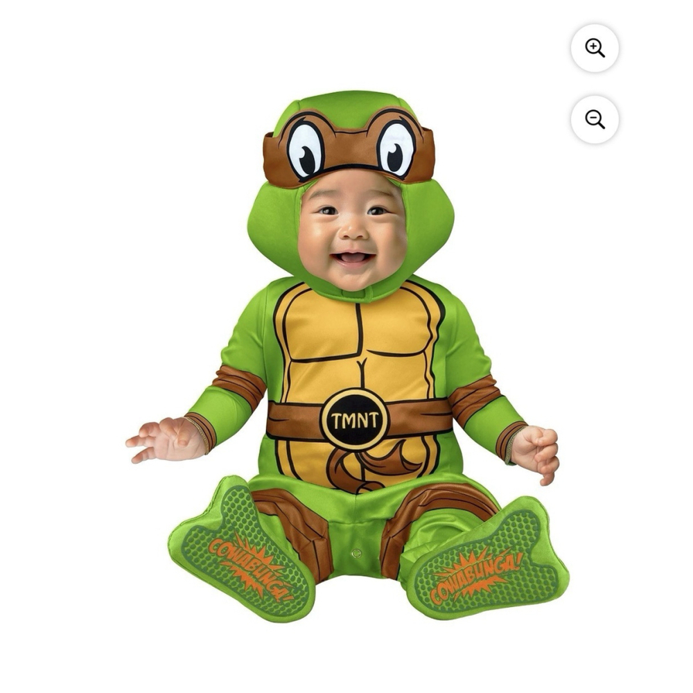 12-Pc Set Teenage Mutant Ninja Turtles 6-12M Infant Costume Halloween TMNT